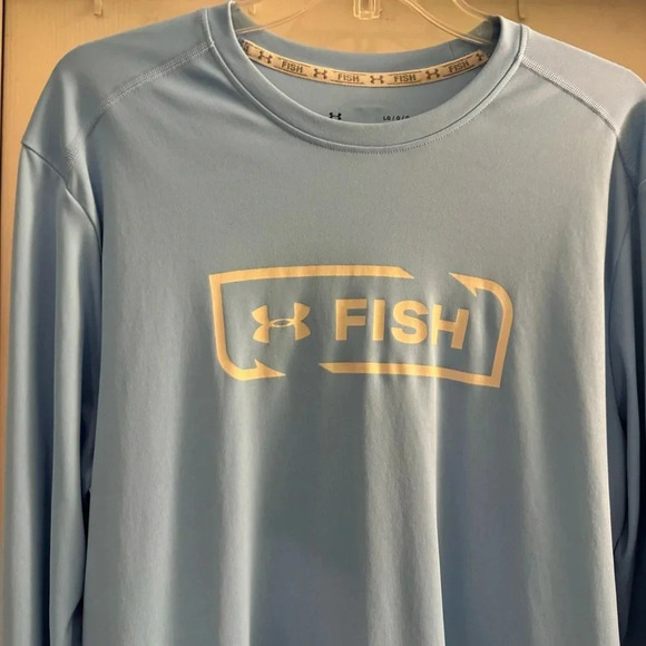 Under Armour Heat Gear Long Sleeve Loose Fish Top - Picture 4 of 6